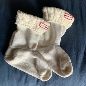 Hunter Cable Knit Fleece Liners M